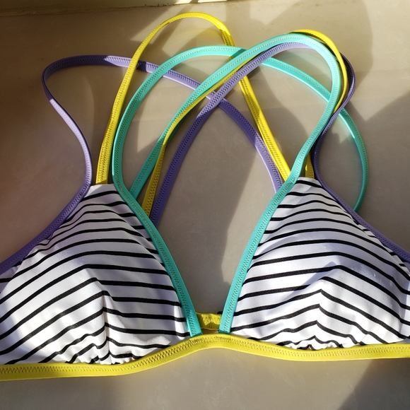 Victoria's Secret Swimwear Set Strappy Bikini Large Top & Medium Bottom NWT - Picture 9 of 15